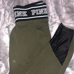 Olive pink leggings